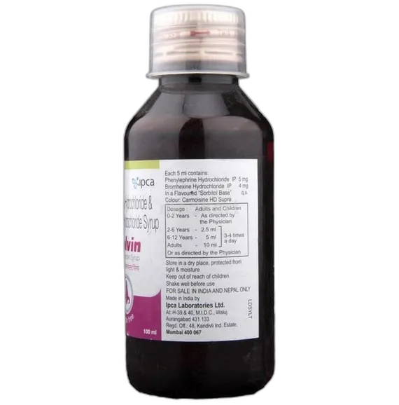 solvin decongestant syrup 100 ml